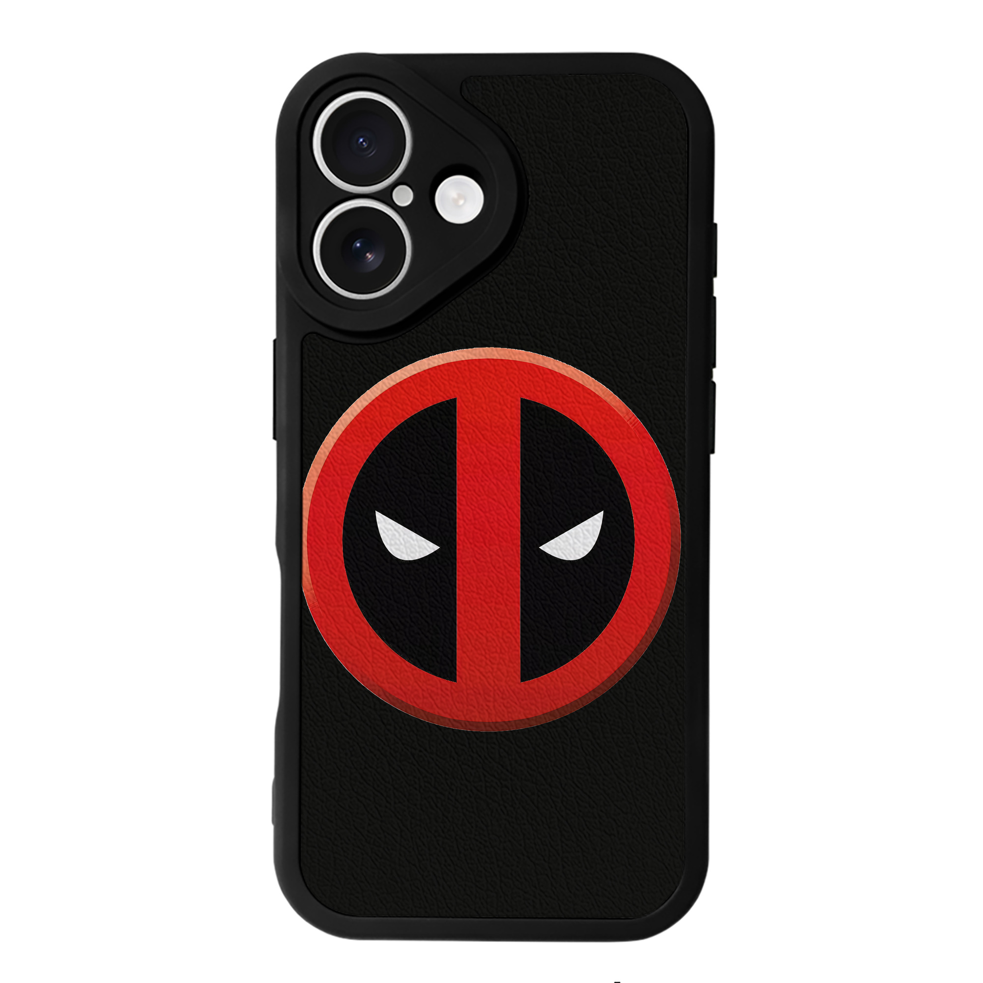 （画像用） Deadpool デッドプール 【iPhone 16シリーズ対応】シリコンスマホケース（レザー調） 材質：シリコン